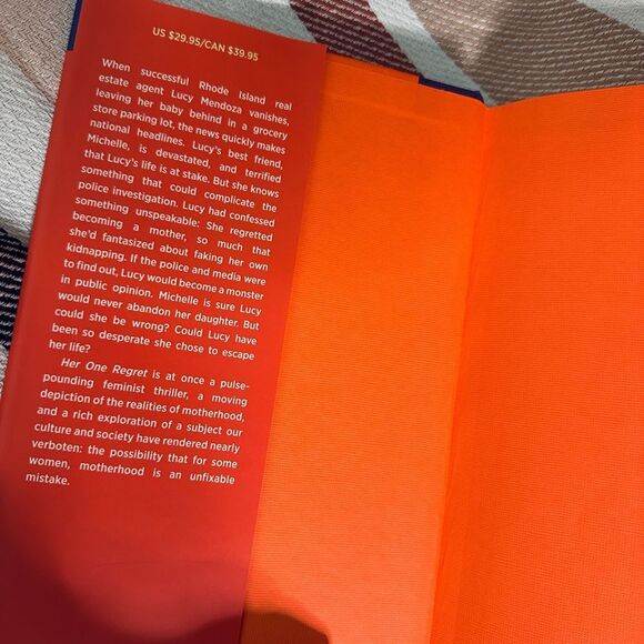 Book of the Month ‘Her One Regret’ Thriller Hardcover Novel - Picture 4 of 5